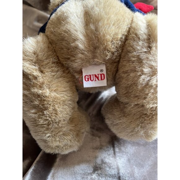 VTG Bialosky & Friends Gund 6" Plush Teddy Bear Sailor Scarf Stuffed Tags 1982 - Picture 11 of 16